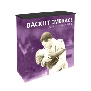 Backlit Embrace Counter