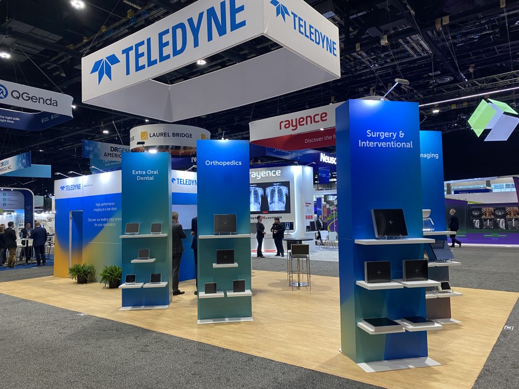 Teledyne Healthcare Trade Show Booth - Full Display