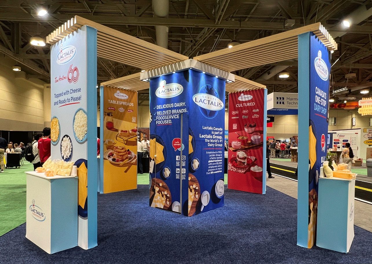 Lactalis Canada Trade Show Booth