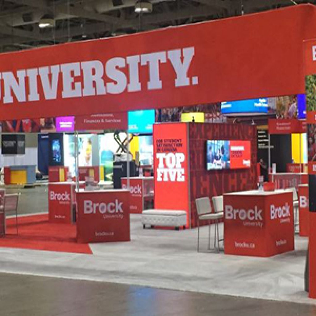 Brock University Trade Show Exhibit Booth