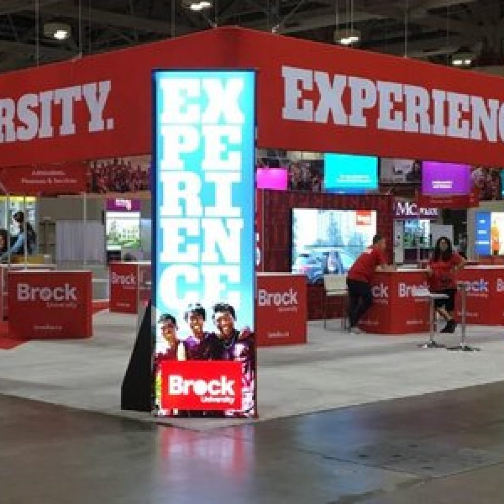 Brock University Exhibit Booth