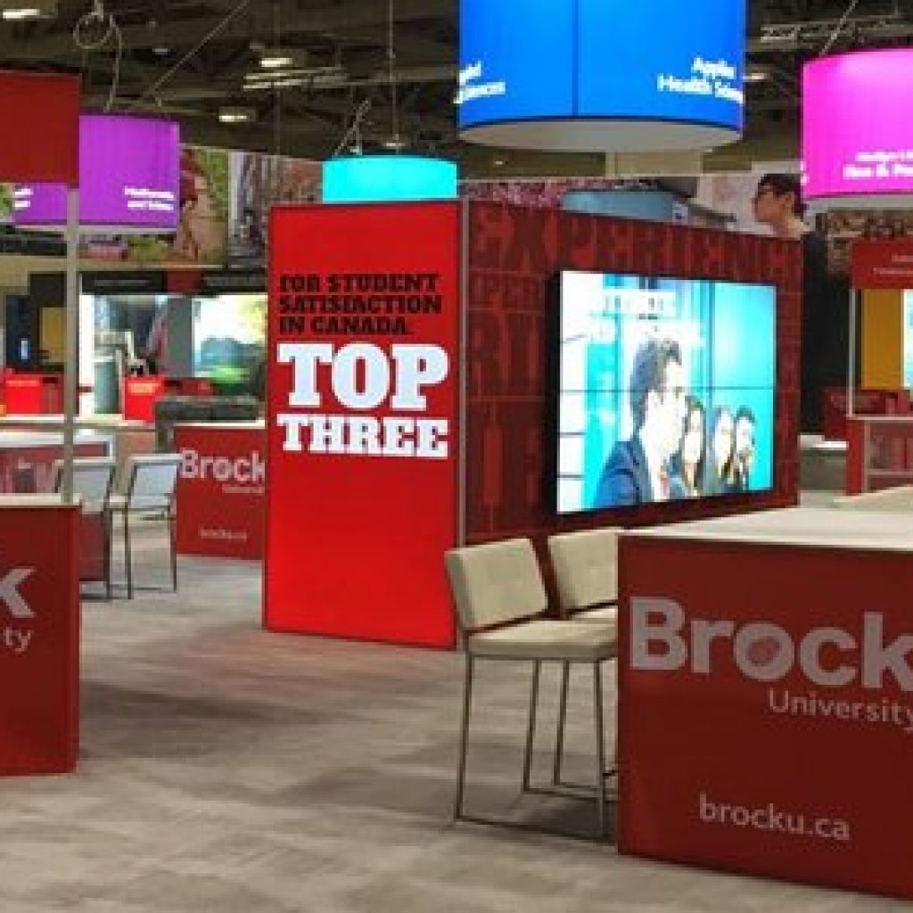 Brock University Exhibit Booth