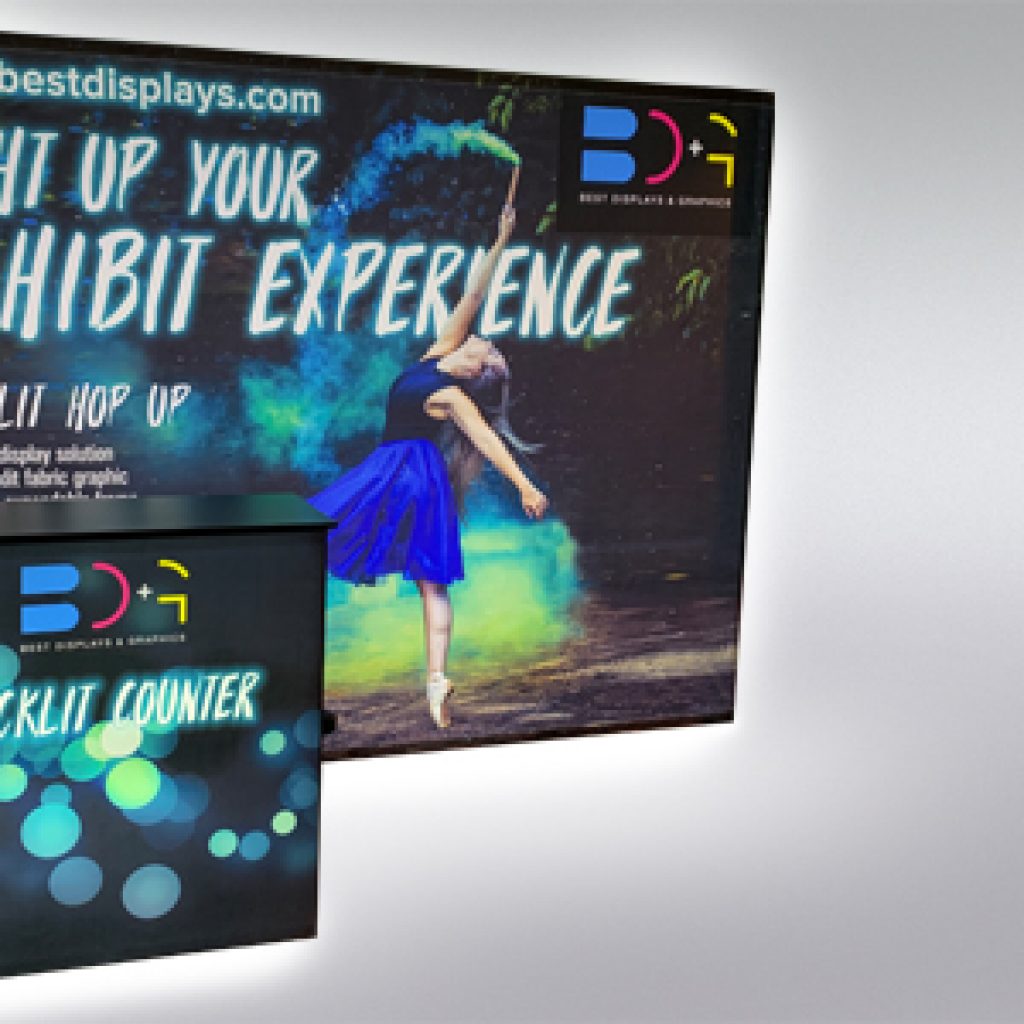 Backlit Graphic Trade Show Display